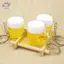 HFTOY Nhựa Bia Cốc Móc Khóa Xe Móc Khóa Móc Khóa Nam Nữ Trang Sức Mô Phỏng Thực Phẩm ~