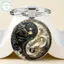 Móc khóa PUSKY Yin Yang Dragon - Mặt dây chuyền hợp kim thời trang và thiết kế rồng trắng, hoàn hảo cho túi xách, Bapas và quà tặng độc đáo VN