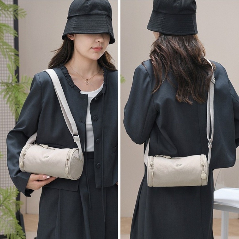 Túi đeo vai/đeo chéo nylon nhẹ, dây đeo điều chỉnh, dung tích lớn, nhiều túi, sử dụng đa năng