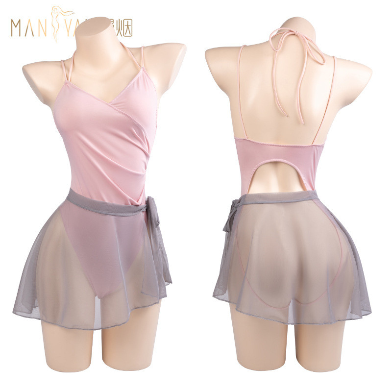 Đồ Lót Gợi Cảm Màu Hồng Style Sling - Váy Ngủ