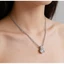 Dây chuyền xương đòn zircon thời trang, đơn giản và đa năng