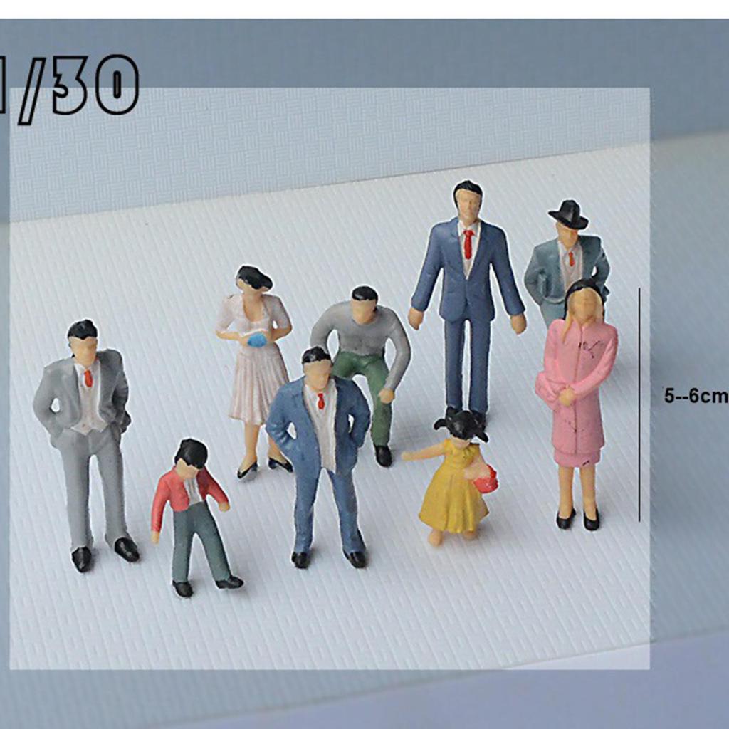 Nhựa Vẽ Tay Nhân Vật Phong Cảnh Cát Bàn Đồ Chơi Mini Người Diorama Trang Trí