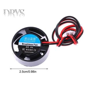 (TFT) Mini 2510 25 * 10MM DC 5V 9V 12V 24V Tròn 2 Chân Làm Mát Không Chổi Than Chipset Tản Nhiệt Tắt Tiếng Mini Notebook Quạt Làm Mát Micro MỚI