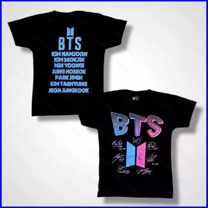 Áo thun tay ngắn BTS với hình ảnh các thành viên Jimin, Jung Kook, Jin, Suga, J-Hope và RM - Perfect cho người hâm mộ