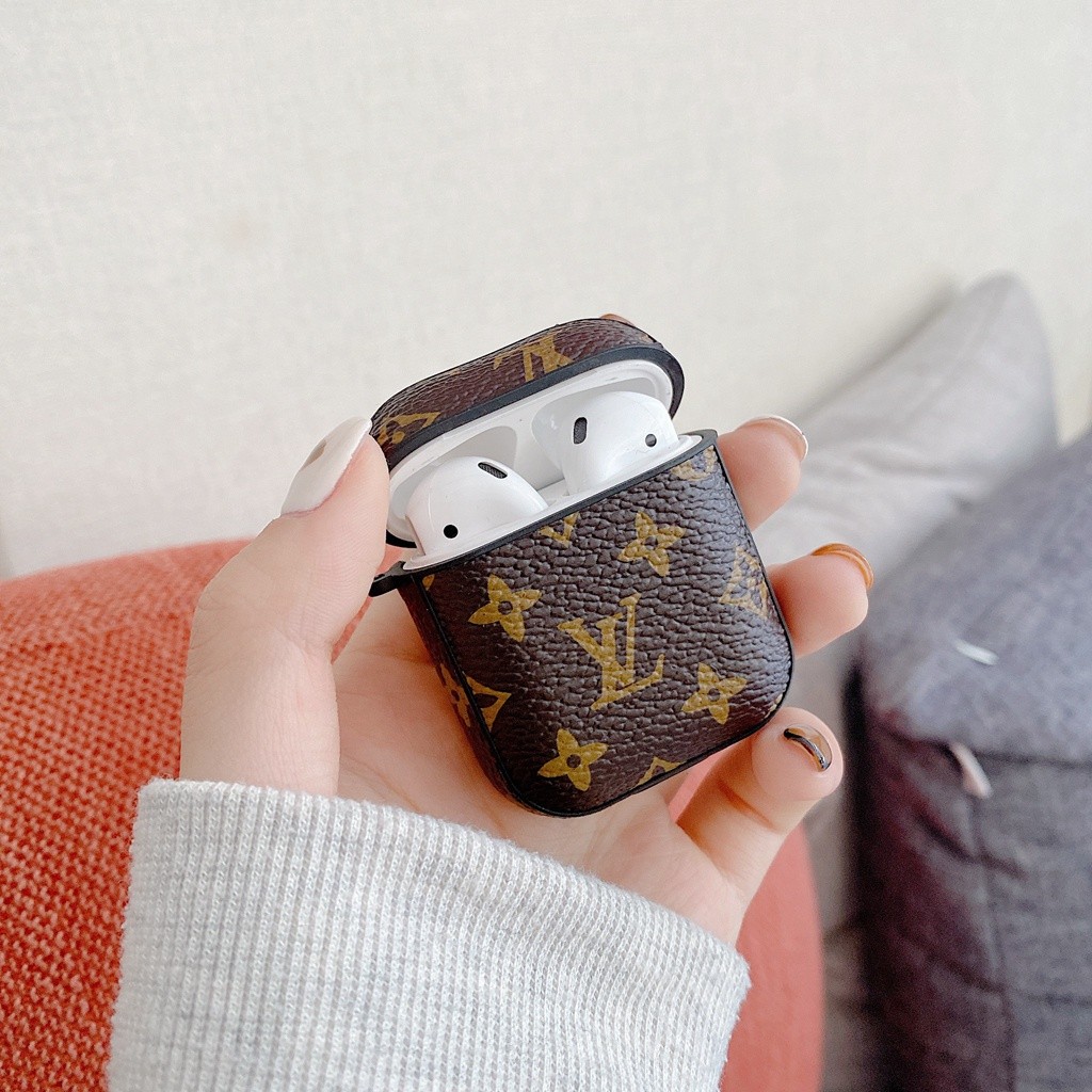 Vỏ bọc ốp tai nghe AP 1/2/3/4/5/PRO/PRO2 chất liệu da sần siêu chất sang trọng cute