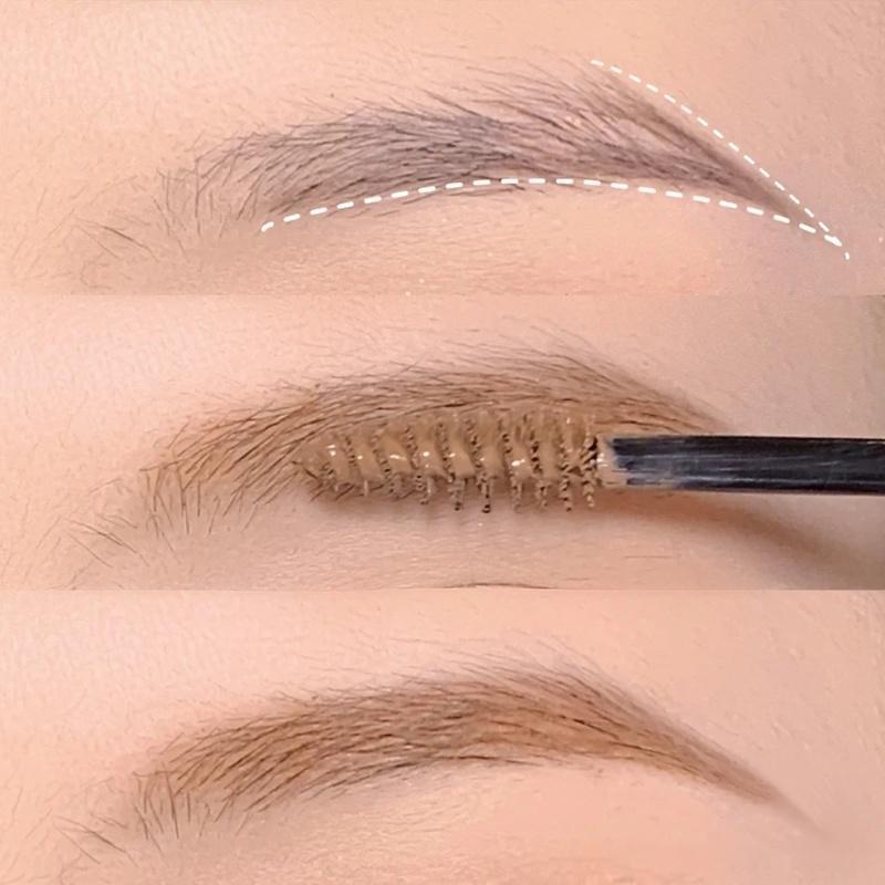Tự Nhiên Chống Thấm Nước Trang Điểm Eye Brow Gel 3 Màu Lông Mày Tint Sơn Mascara Với Bàn Chải Dụng Cụ Trang Điểm Thân Thiện Với Môi Trường
