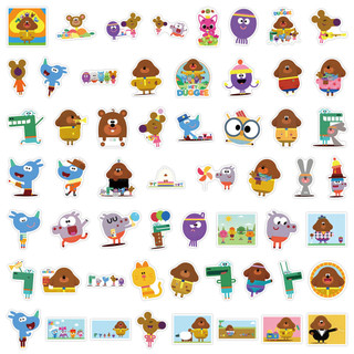57 Chiếc Anime Hey Duggee Miếng Dán Hoạt Hình Graffiti Mẫu Giáo Bé Trai Cô Gái Phần Thưởng Miếng Dán