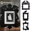 Ge Halloween Crow Bat Vintage Khung Ảnh Không Khí Trang Trí Trang Trí Công Sở Khung Ảnh Halloween Để Bàn Đồ Trang Trí n