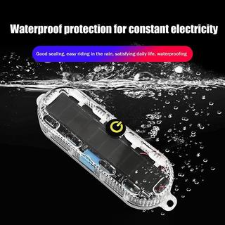 QIUWU Năng Lượng Mặt Trời Mortorcycle LED Đèn Cảnh Báo Ô Tô Đi Đêm Đuôi Đèn Chống Rây Nhấp Nháy Cho Xe Máy Điện.