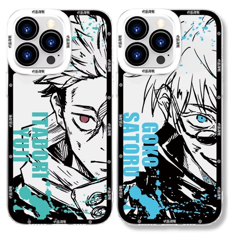 Ốp Điện Thoại Cho Redmi Note 14 13 12 Pro Plus 4G 5G Note 12 4G Ốp Lưng Mềm Trong Suốt Jujutsu Kaisen Gojo Satoru Itadori Yuji Geto Suguru Hoạt Hình Xu Hướng Thời Trang Trong Suốt Thương Hiệu