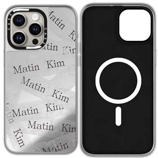 CASECASE X Matin Kim TAPE Ốp Lưng Gương Bạc Hút Từ Tính IPhone Dành Cho IPhone 17 Air 16 15 14 13 12 Pro Max Plus Ốp Lưng Cứng Có Hộp Khắc Logo