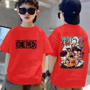 trễ vai, in trẻ em, giao ngay, cotton Áo thun, size 3/4-13/14, unisex