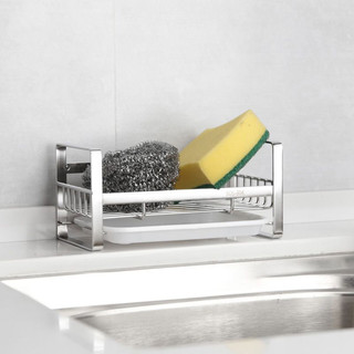Giá Đỡ Bọt Biển Cho Bồn Rửa Nhà Bếp Đa Năng Tự Thoát Đĩa Xà Phòng Xốp Caddy Giá Bếp Mặt Bàn Lưu Trữ Essentials