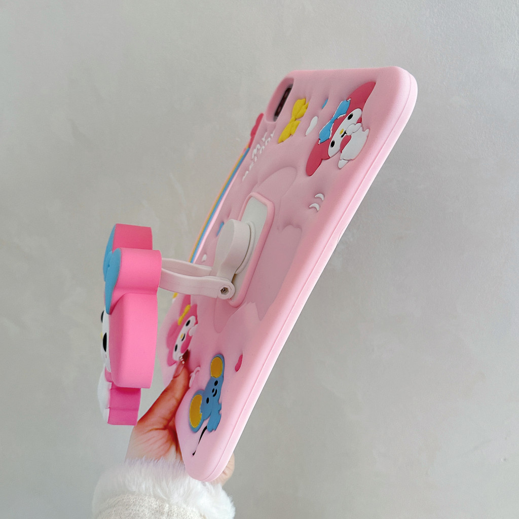 Ốp Lưng Cho IPad Thế Hệ 11 A16 Air 11 M3 2025 7th 8th 9th Gen 10.2 M2 / 2024 Mini 1 234567 Ipad 10th 10.9 ipad 5 6 9.7 ” air12345 2020 2022 360°Giá đỡ xoay Vỏ máy tính bảng trẻ em