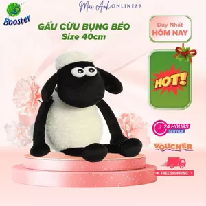 Gấu bông cừu béo thú nhồi bông mềm mịn. Đồ chơi Quà Tặng cao cấp