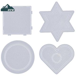 DTW 5 Loại Lựa Chọn 2.6 Mm Perler Hạt Mẫu Pegboard Cho Hama Hạt Công Cụ DIY Giáo Dục Xếp Hình Beadbond Thể Thao