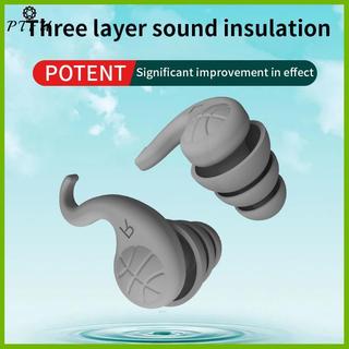 PTFU Nút Tai Cách Âm Cho Ngủ Silicon Mềm Bịt Tai Bảo Vệ Tiếng Ồn Du Lịch Có Thể Tái Sử Dụng Bảo Vệ Âm Thanh Bloing Tai Cắm Mới