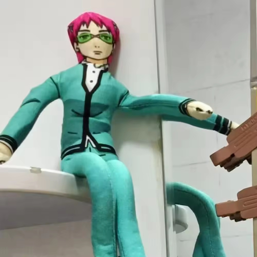 Saiki Kusuo Đồ Chơi Sang Trọng Saiki Kusuoes Búp Bê Nhồi Bông Mềm Anime Cuộc Sống Thảm Họa Của Saiki K Người Hâm Mộ Ngoại Vi Sinh Nhật Quà Tặng Giáng Sinh