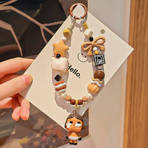 Dopamine Starman Mặt dây chuyền đầy màu sắc Handmade Dễ thương Đính cườm Dây chuyền điện thoại di động ccd Dây chuyền máy ảnh Mặt dây chuyền POPMART POPMART Móc khóa Quà tặng dễ thương Mặt dây chuyền điện thoại di động