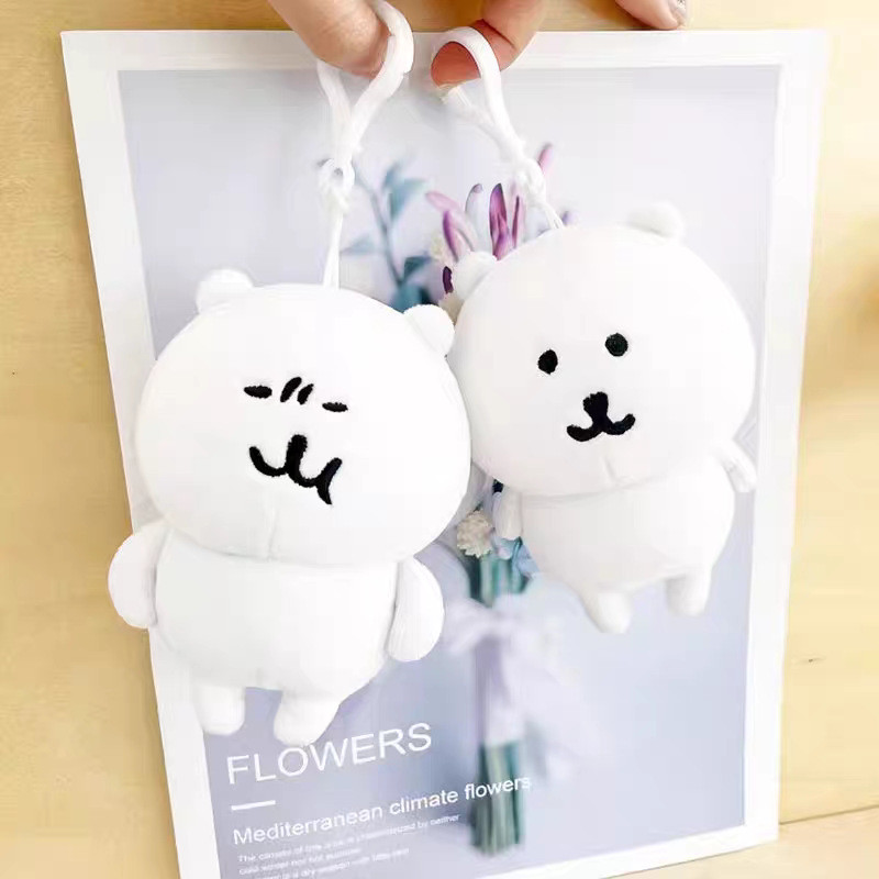 PS1 Nongdamgom Joke Bear Plushie Dễ Thương Tức Giận Trà-Thời Gian Series Sang Trọng Túi Cotton Charm SP1