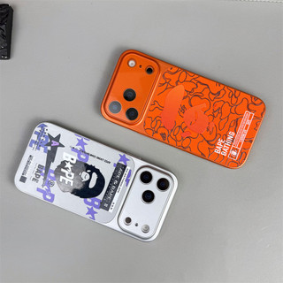 Ốp điện thoại Graffiti BAPE Ape Head Slim Matte Cover cho iPhone Series cho iPhone 17ProMax 17 17Pro 16ProMax 16Pro 16Pro 16 15 15Pro 14 Pro Max Vỏ