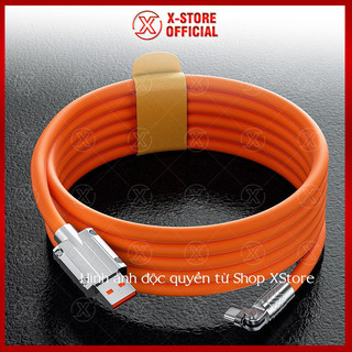 Cáp sạc nhanh 6A USB to Type C, dây sạc gaming xoay 180 độ, dây to, sạc cho Samsung, Xiaomi - DSTBX180D