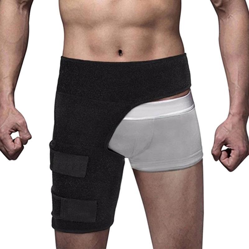 Newsmallbrains Đai hỗ trợ hông Hỗ trợ Groin Đau thần kinh tọa Giảm đau đùi Dây buộc Nẹp Khớp Groin Viêm khớp Đai bảo vệ hông NSB