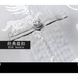 Quần áo Ice Silk Tang Phù size lớn, chất liệu lụa, phù hợp nam trung niên và cao tuổi mặc trong lễ hội Tết Nguyên Đán.