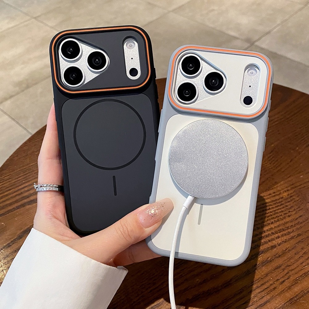 Ốp Điện Thoại Acrylic Mờ Từ Tính Cho iPhone 17 Pro Max 17Air 16 Plus 15 14 13 12 11 Vỏ Bảo Vệ Chống Sốc