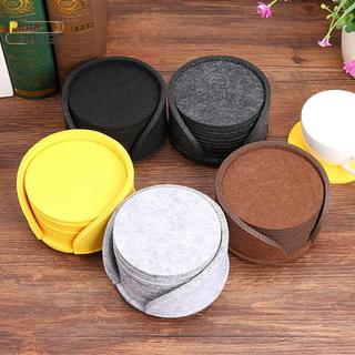 PlumHOUSE 10 Cái / bộ Đế Lót Ly Nỉ Tròn Bảo Vệ Bàn Ăn Đế Lót Ly Chịu Nhiệt Trà Cà Phê Uống Nóng Cốc Placemats VN