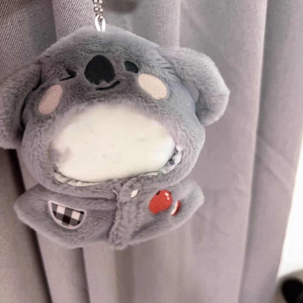 Quần áo búp bê FLAZEA, 10CM Chó hoạt hình Koala Áo choàng động vật hoạt hình, Phụ kiện búp bê sáng tạo Quà tặng Trang phục thay thế búp bê Khăn choàng có mũ trùm đầu sang trọng Búp bê nhồi bông