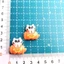 Set Charm/Sticker gắn dép : Bé Ma hóa trang - bộ 7 món cute