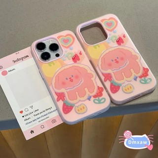 Ốp Điện Thoại 2 Trong 1 Chú Chó Tình Yêu Dễ Thương Cho Honor 400 Pro Lite Smart 200 Pro 90 Smart 70 Lite Magic 7 6 5 Lite 4G 5G Vỏ Hoa Hoạt Hình Màu Kẹo Chống Sốc Chống Rơi Ốp Lưng Mờ