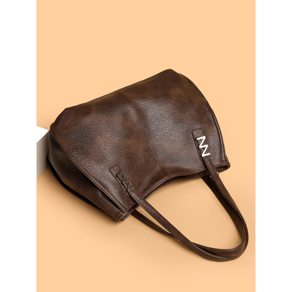 Phụ Nữ Nổi Da Top Tay Cầm Bộ Túi Xách Túi Đeo Vai Lớn Nữ Xô Hobo Tote