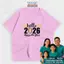 Gia Đình 2026 Bông Nam/Nữ Áo Thun Unisex Màu Xanh Teal
