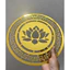 khung trang alu trí ban thờ hoa sen,chữ phúc gương vàng siêu đẹp kt 40cm-5011