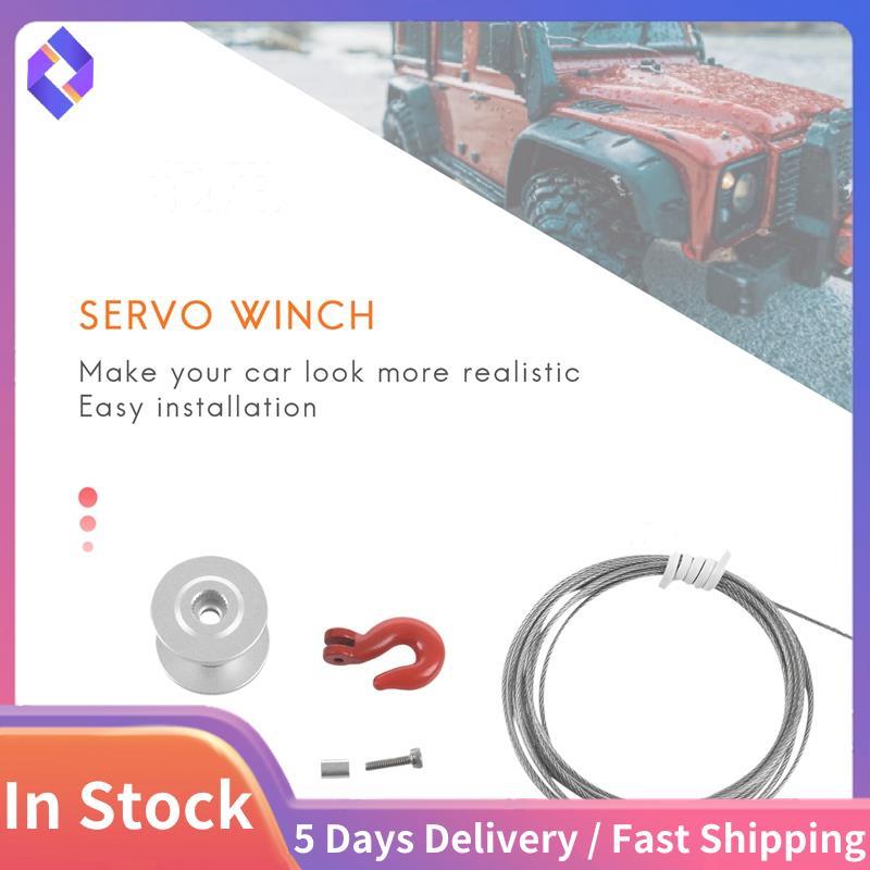 25T Vô Lăng Servo Tời Bánh Xe Cho 1 / 10 RC Xe Bánh Xích TRX4 D90 D110 Scx10 90046