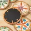 NS Nhiều Màu Sắc Vỏ Tròn Mây Coaster Bàn Ăn Tấm Bảo Vệ Chịu Nhiệt Cốc Thảm Cà Phê Uống Nóng Cốc Placemat Nhà Bếp NS