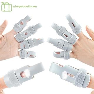 Airspecutin Giảm Đau Kích Hoạt Cố Định Ngón Tay Nẹp Làm Thẳng Nẹp Có Thể Điều Chỉnh Sọc Rối Loạn Gãy Nẹp Ngón Tay Corrector Hỗ Trợ EN