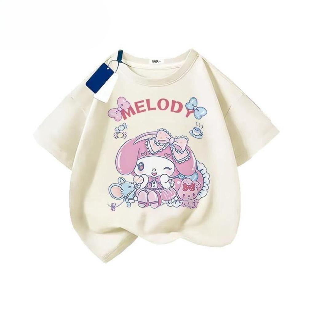 mịn mềm thoải mái in xinh xắn Áo thun 100% cotton nữ 2025