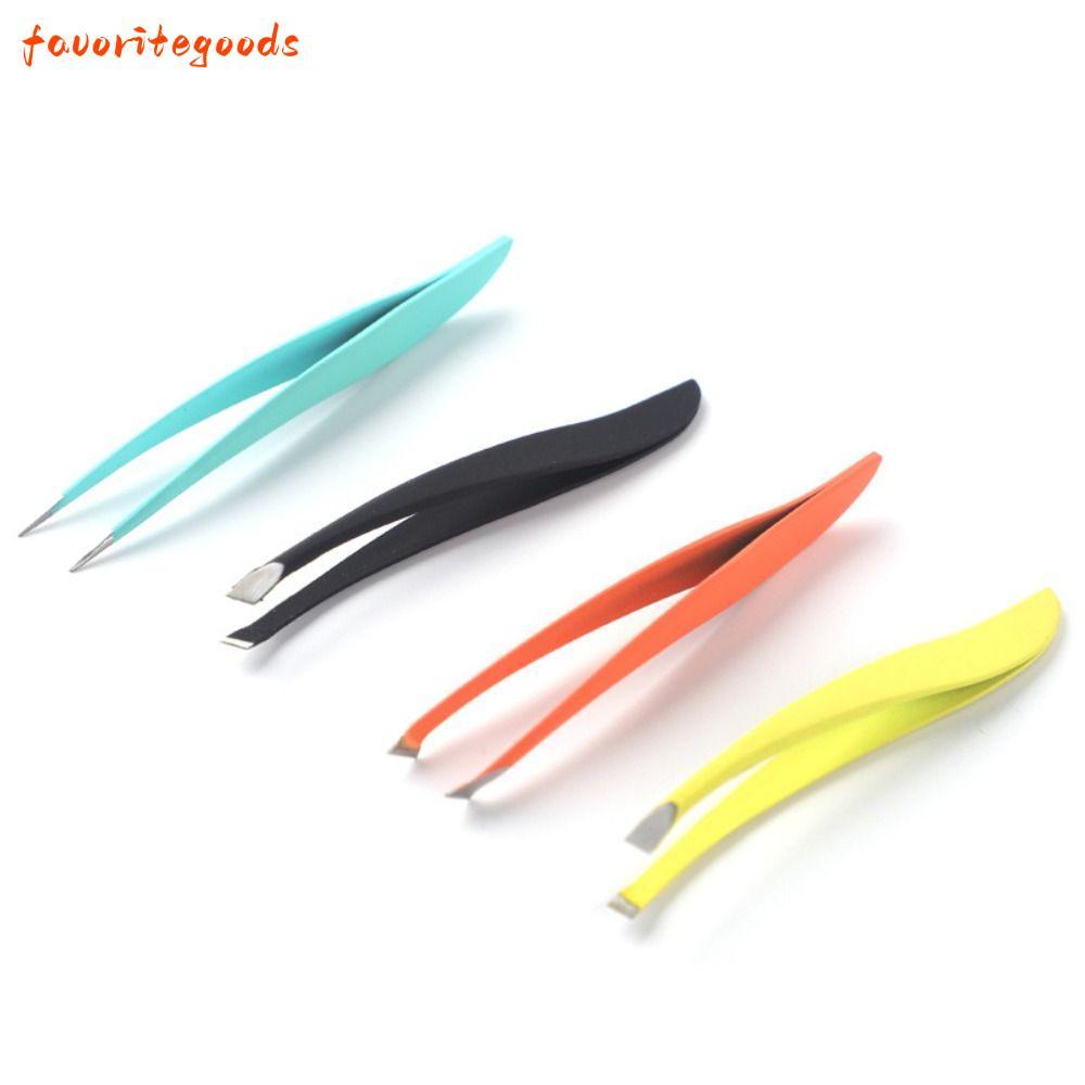 FAVORITEGOODS Nhíp Lông Mày, Nhíp Nối Mi Kẹp Tẩy Lông Bằng Thép Không Gỉ, Dụng Cụ Cắt Tỉa Tóc Loại Bỏ Râu Chuối Kẹp Lông Mày Kẹp