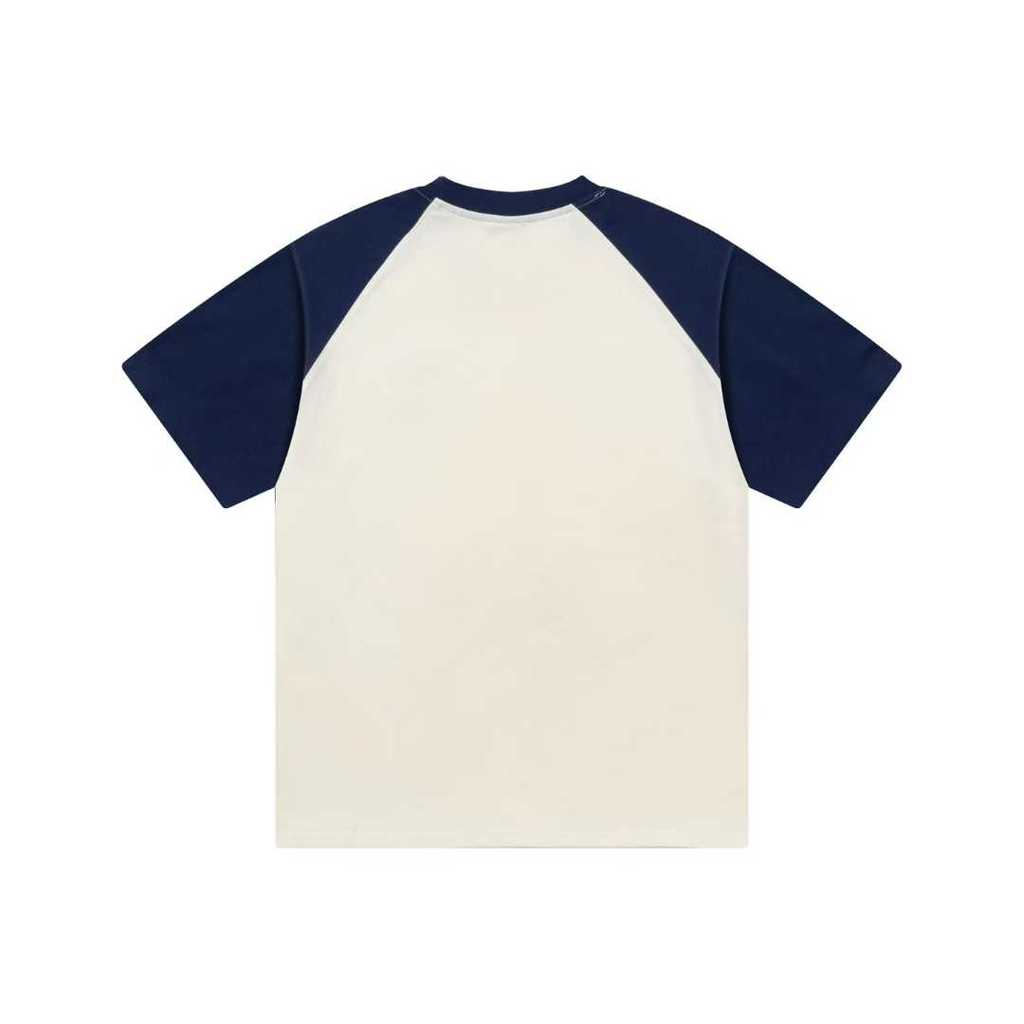 Áo Thun Raglan Xuân Hè Cotton Móc In Hình Trái Tim