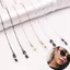 Giá đỡ kính mắt RTJIFSS, Dây đeo kính chống rơi chống mất, Dây đeo kim loại cổ treo chống trượt hợp thời trang nam nữ