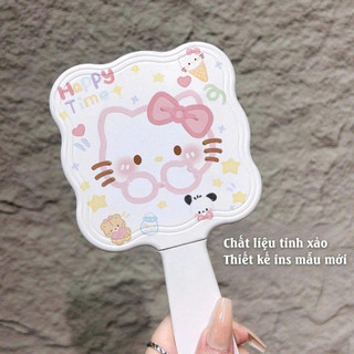 Gương Cầm Tay Siêu Xinh Hello Kitty Kèm Lược