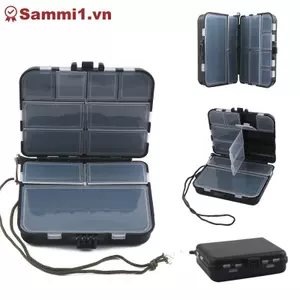 ZK Mini Hộp Bảo Quản Phụ Kiện Câu Cá - Bao Gồm Muỗng và Mồi