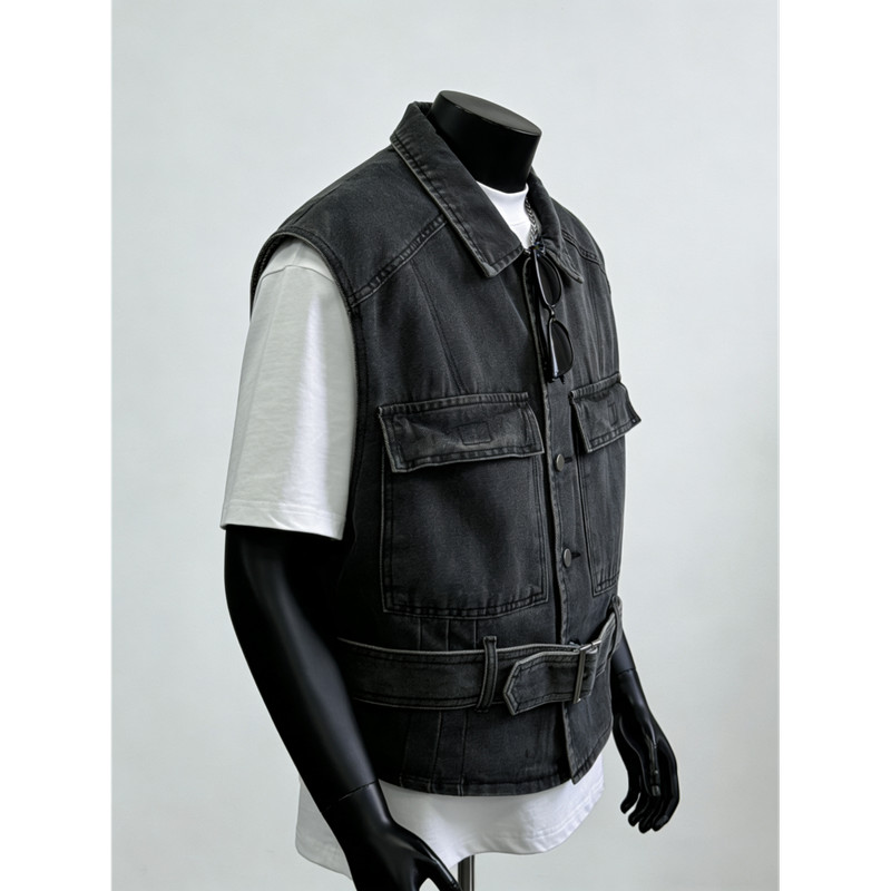 Áo khoác denim unisex thời trang, phù hợp cho mùa hè