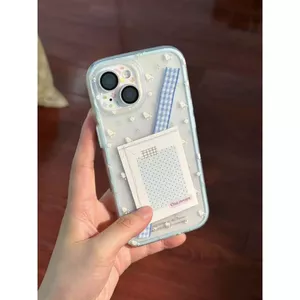 Hàn Quốc hoa vỡ cho iPhone 161517 trường hợp điện thoại đơn giản 17Promax 3 trong 1 13