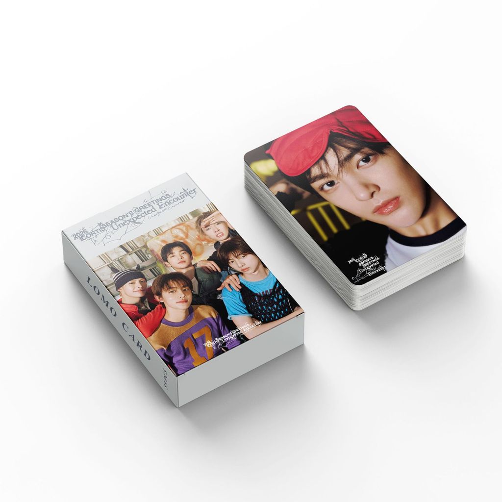 LINXX 55 CÁI CORTIS 2026 Lời chào mùa giải Lomo Cards Set Hàn Quốc Nhóm người hâm mộ Bộ sưu tập Thẻ ảnh Thần tượng Kpop Tay áo Ảnh Quà tặng ngày lễ cho người hâm mộ