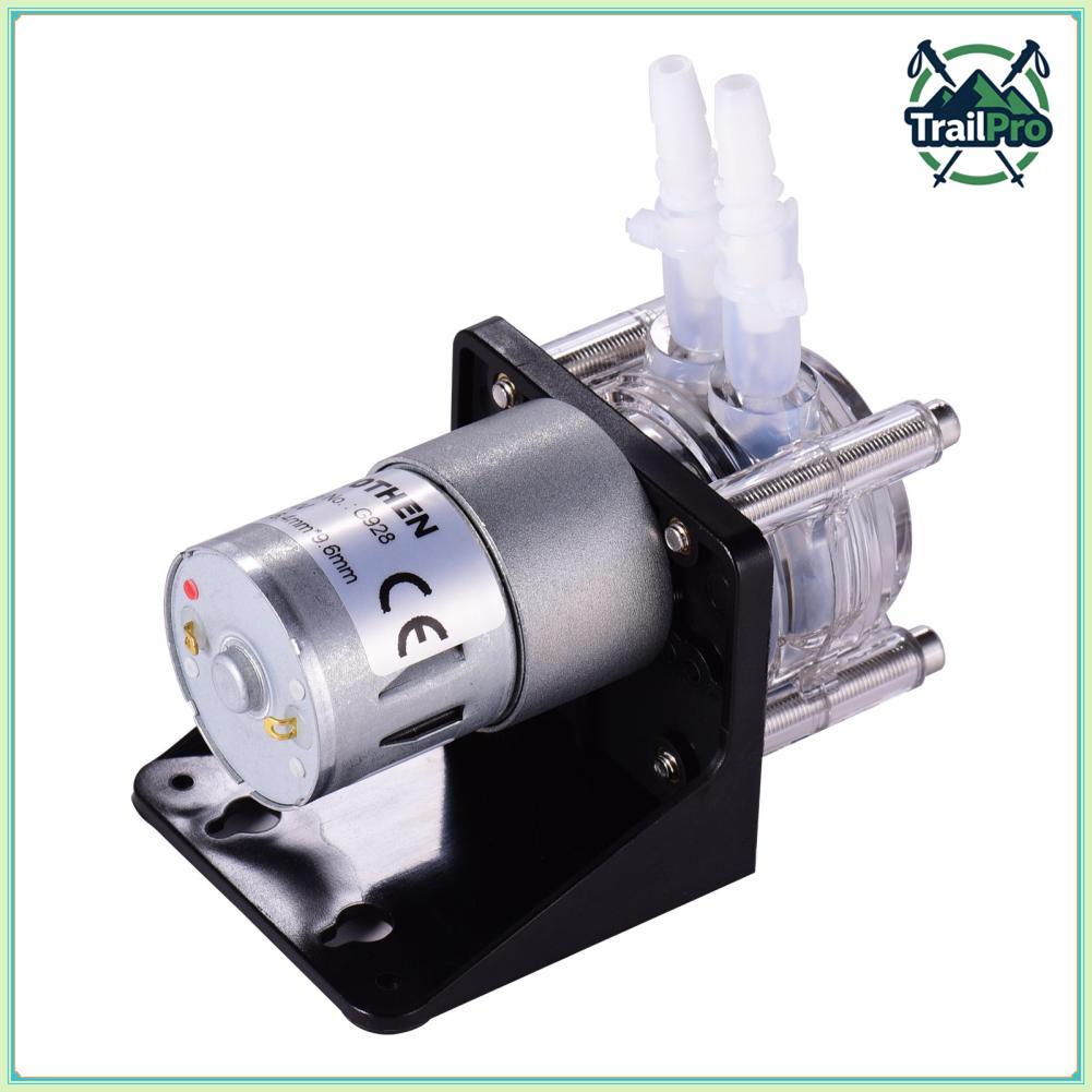 TrailPro Bơm định lượng nhu động Dioche 500ml / phút Chân không bằng thép không gỉ L Kiểu 12 v Máy bơm nước trên mặt đất