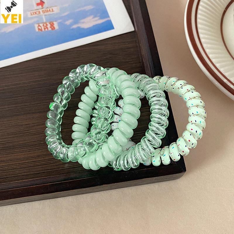 Dây buộc tóc chấm bi dừa nho, chất lượng cao Hàn Quốc - Tươi mới và đa năng